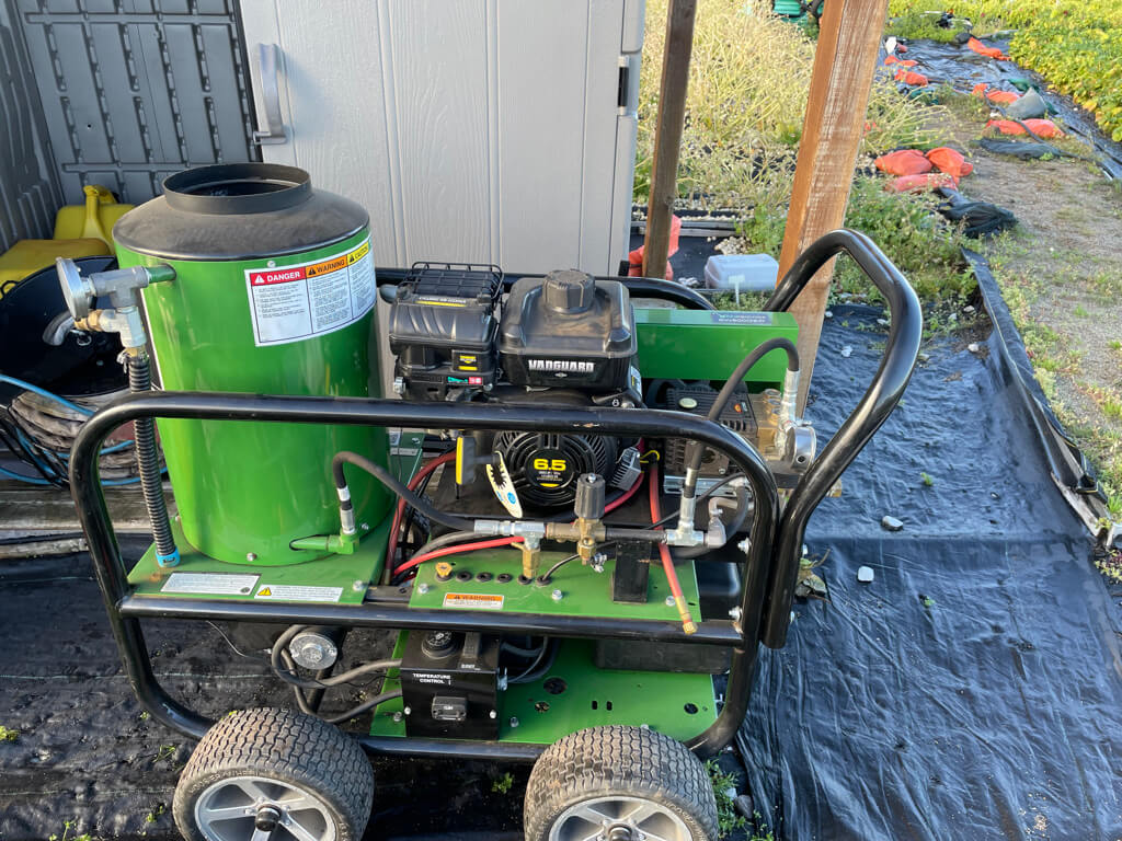 Image de l'article À vendre : machine de désherbage à vapeur Weedtechnics