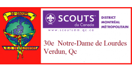 Logo de 30e groupe scout Notre-Dame-de-Lourdes