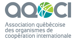 Logo de Association québécoise des organismes de coopération internationale