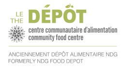 Logo de The Depot Community Food Centre