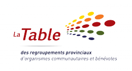 Logo de Table des regroupements provinciaux d’organismes communautaires et bénévoles