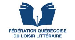 Logo de Fédération québécoise du loisir littéraire