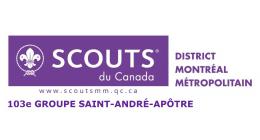 Logo de le 103e groupe scout Saint-André-Apôtre