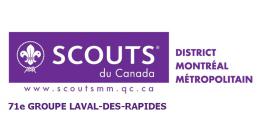 Logo de 71e groupe scout Laval-des-Rapides