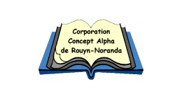 Logo de Corporation concept alpha de Rouyn-Noranda