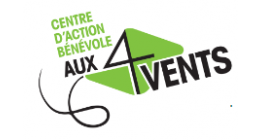 Logo de Centre d’action bénévole Aux 4 vents