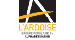 Logo de L’Ardoise, groupe populaire en alphabétisation