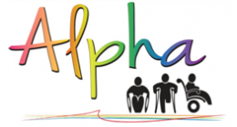 Logo de ALPHA (Association d’Entraide des Personnes Handicapées Physiques de Montréal)
