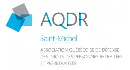 Logo de L’Association québécoise de défense des droits des personnes retraitées et préretraitées de St-Michel