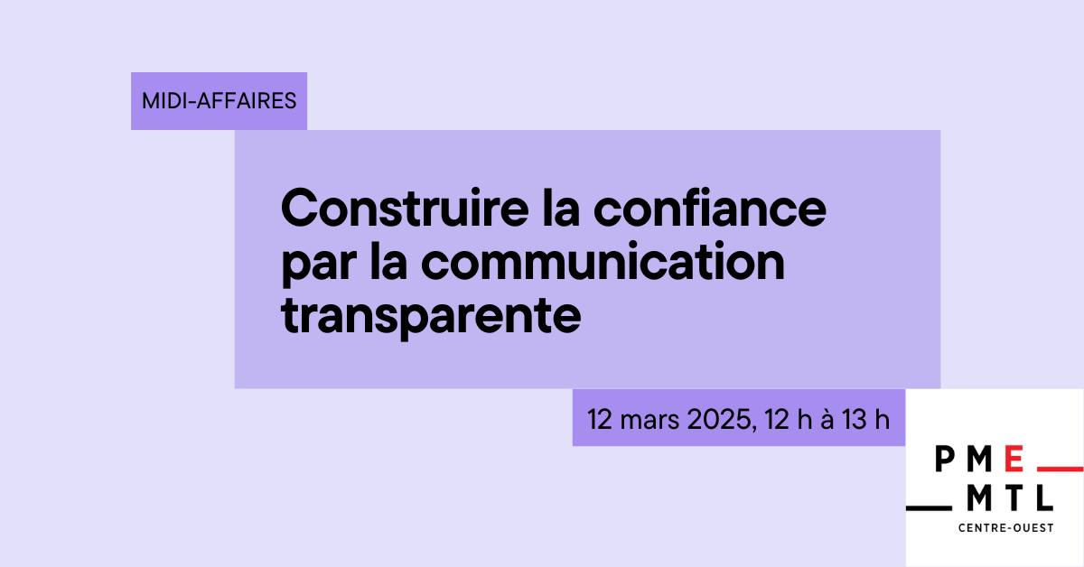 Image de l'article Midi-Affaires – Construire la confiance par la communication transparente en entreprise