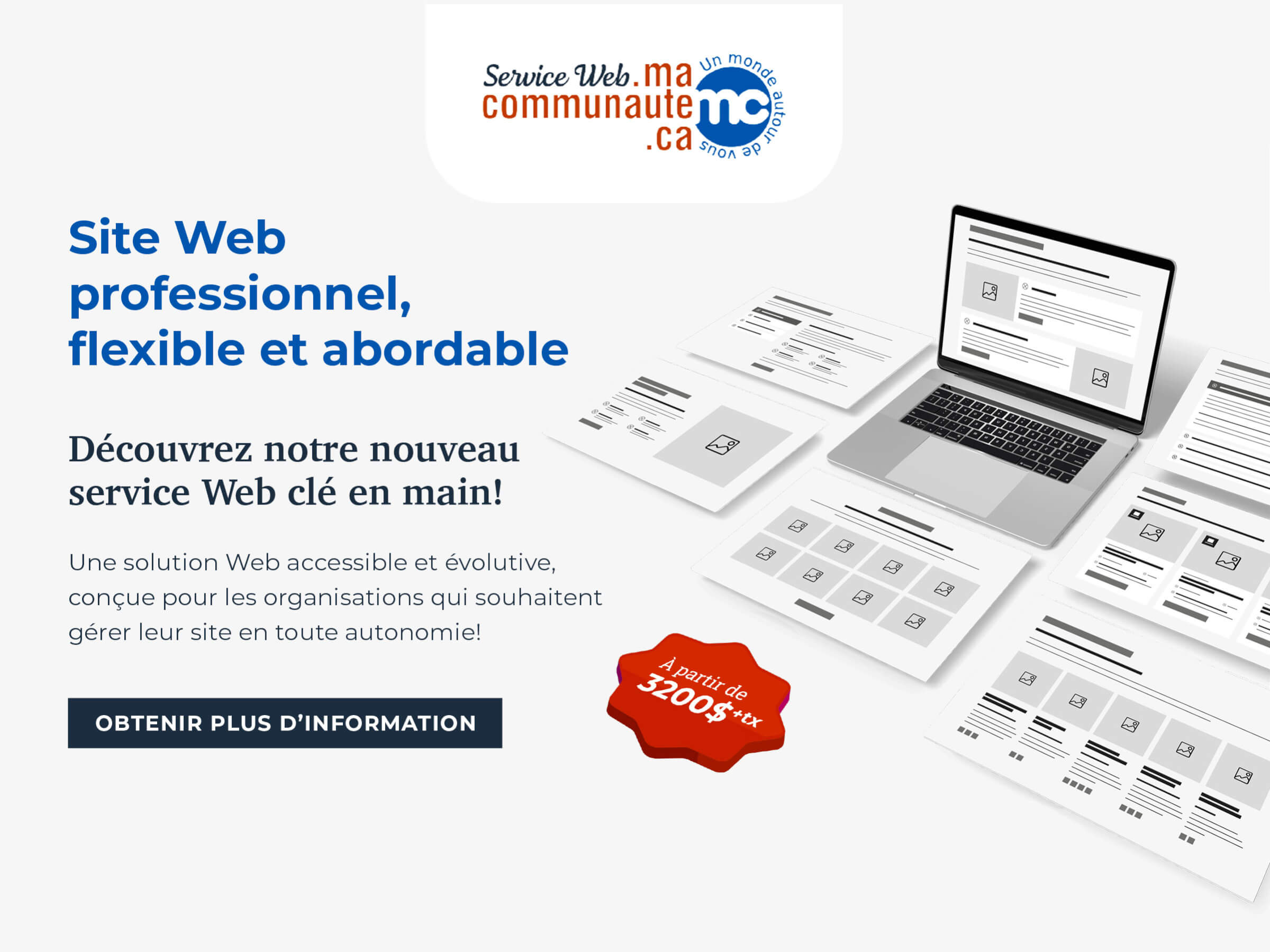 Image de l'article Un nouveau service Web accessible pour les OBNL et petites entreprises