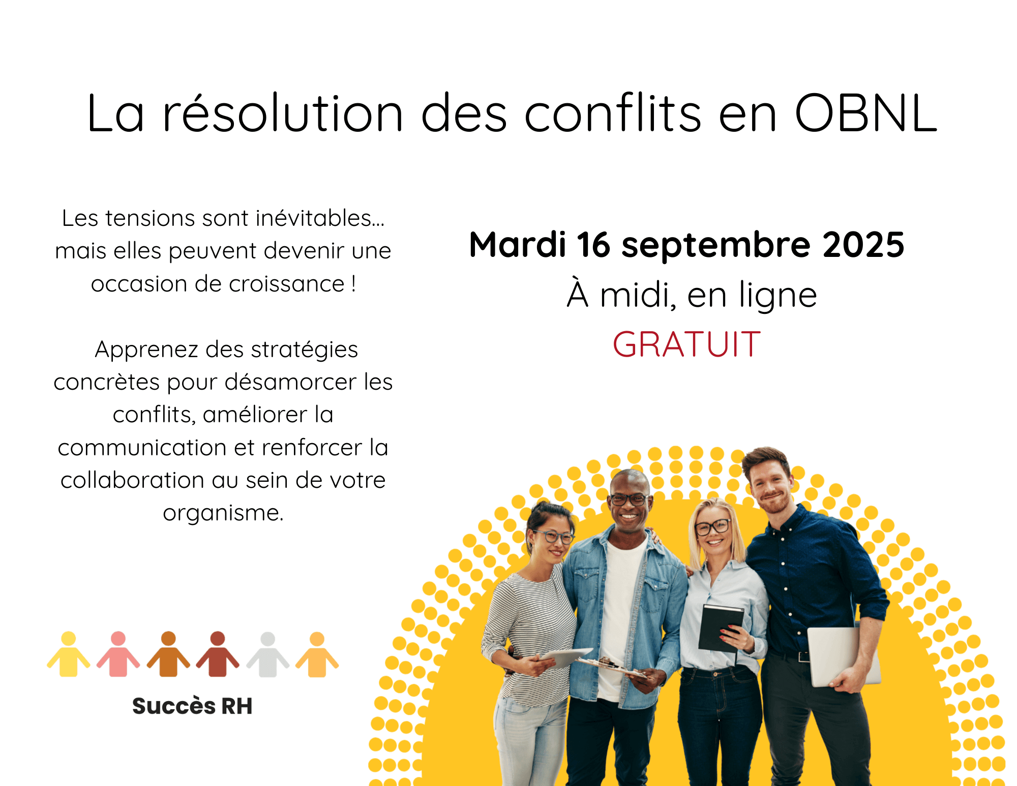 Image de l'article GRATUIT – La résolution des conflits en OBNL