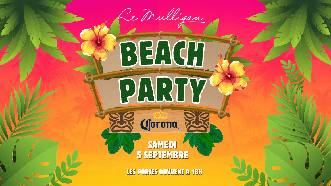 Image de l'article BEACH PARTY – TIKI🌺🌴