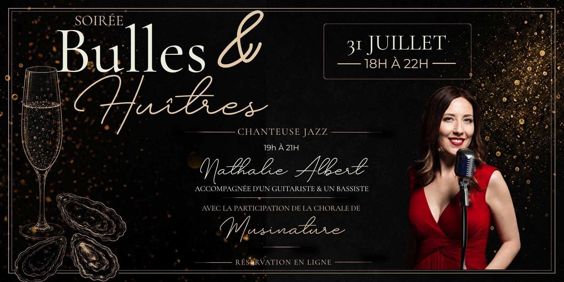 Image de l'article Soirée Bulles & Huîtres