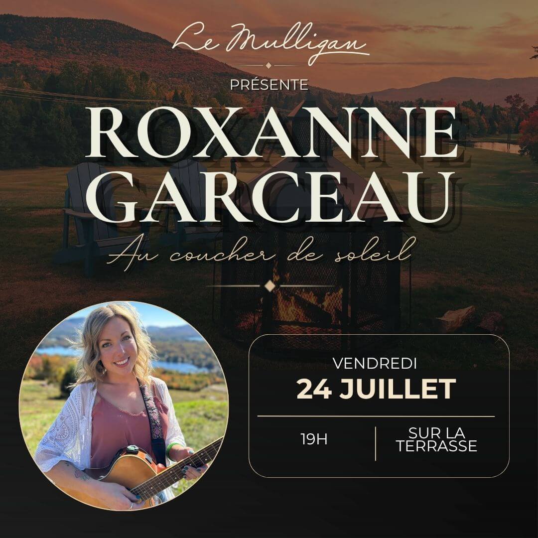 Image de l'article Roxanne Garceau en spectacle sur la terrasse!