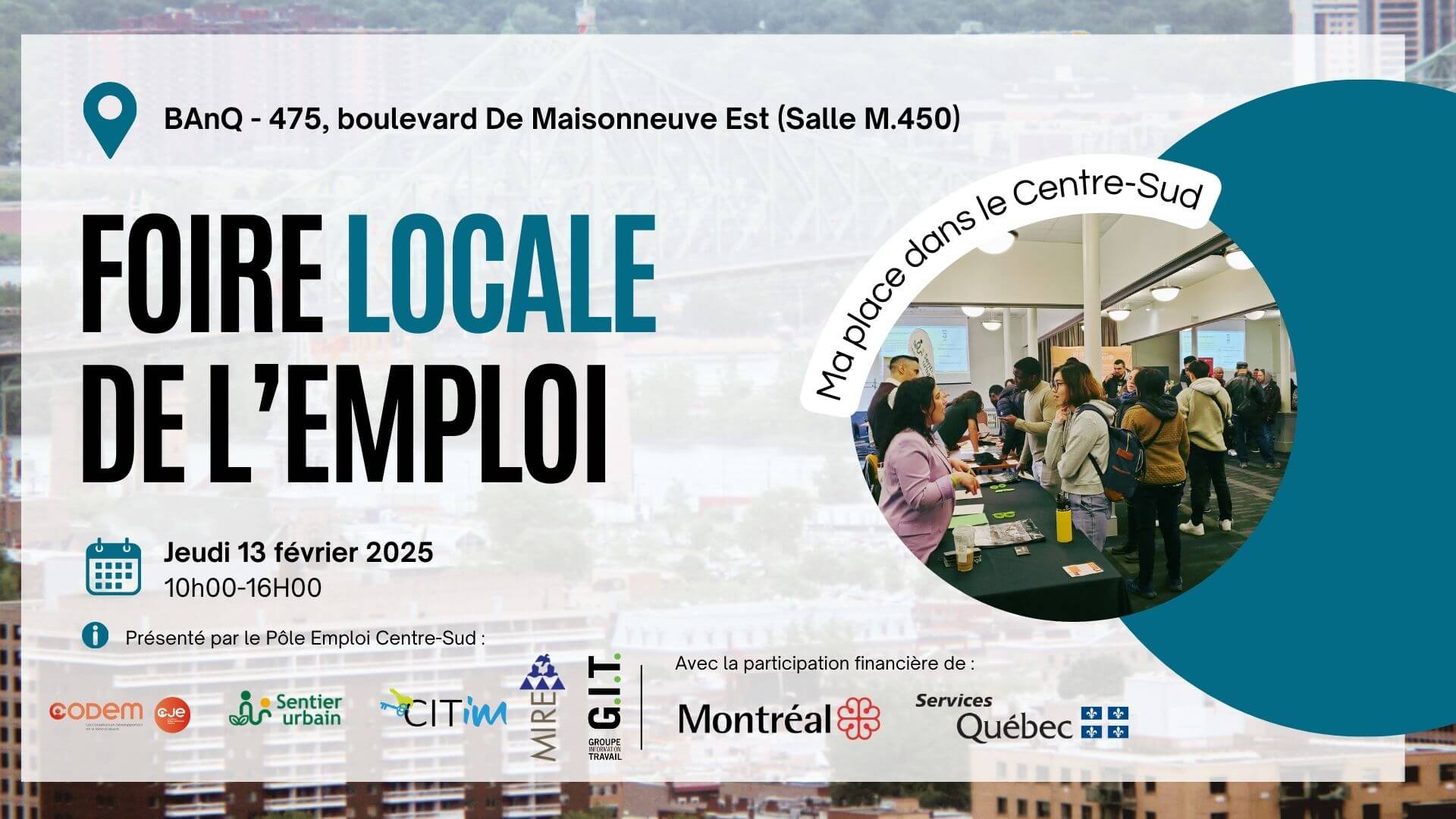 Image de l'article Foire de l’emploi – Ma place dans le Centre-Sud