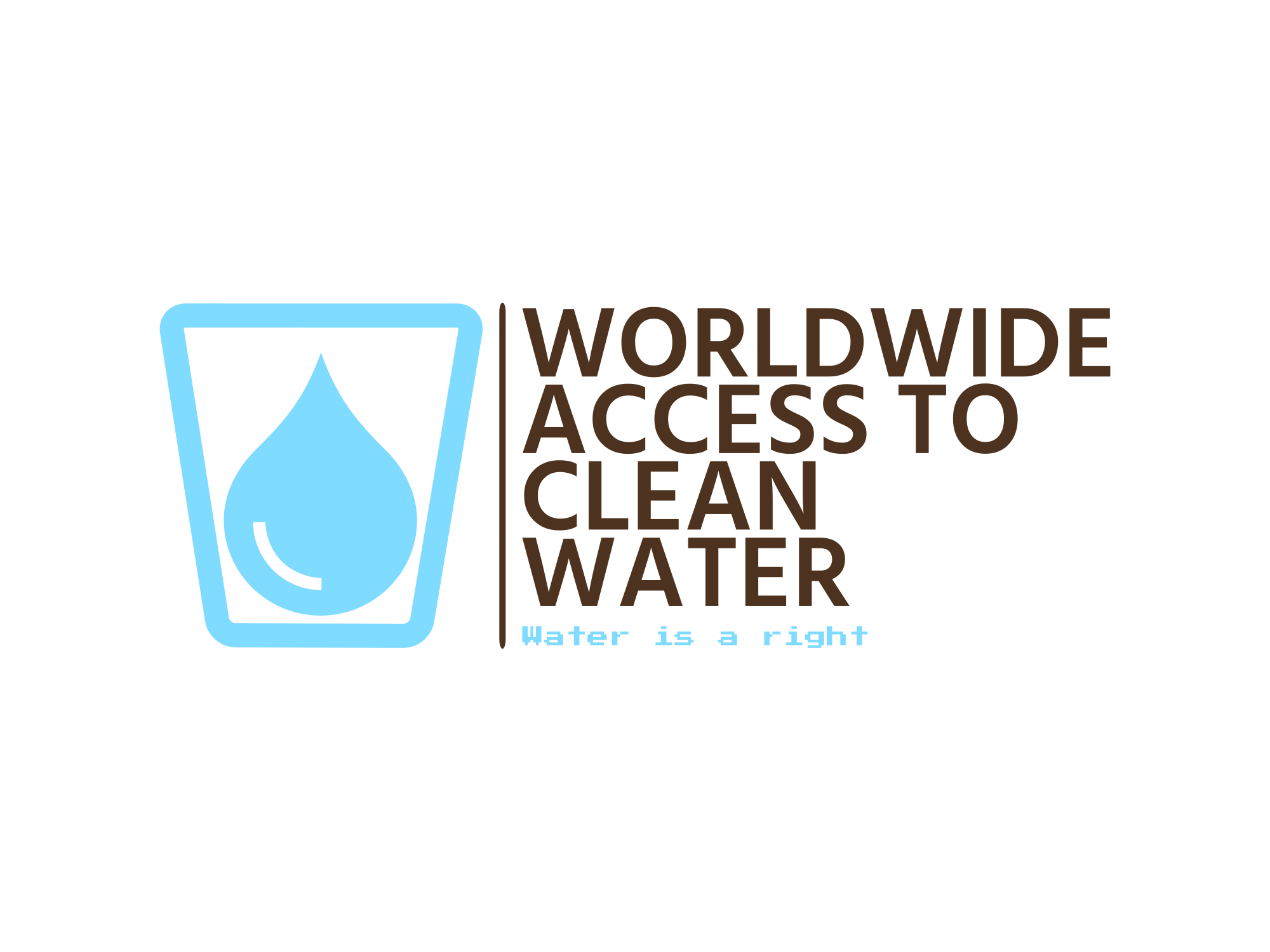 Logo de Worldwide Access to Clean Water / Accès Mondial à L’eau Potable