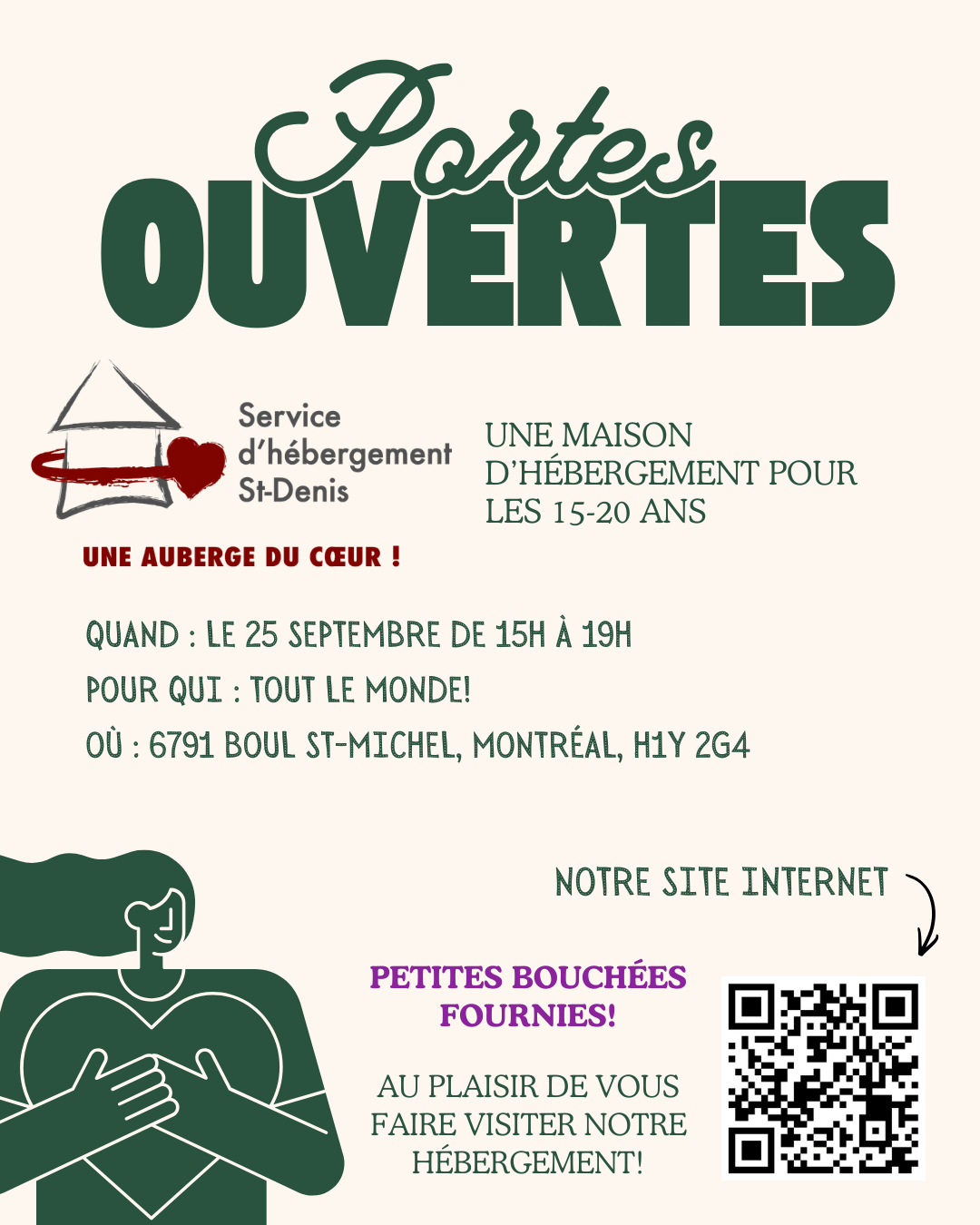 Image de l'article Portes ouvertes – Service d’hébergement St-Denis – 25 septembre 2026