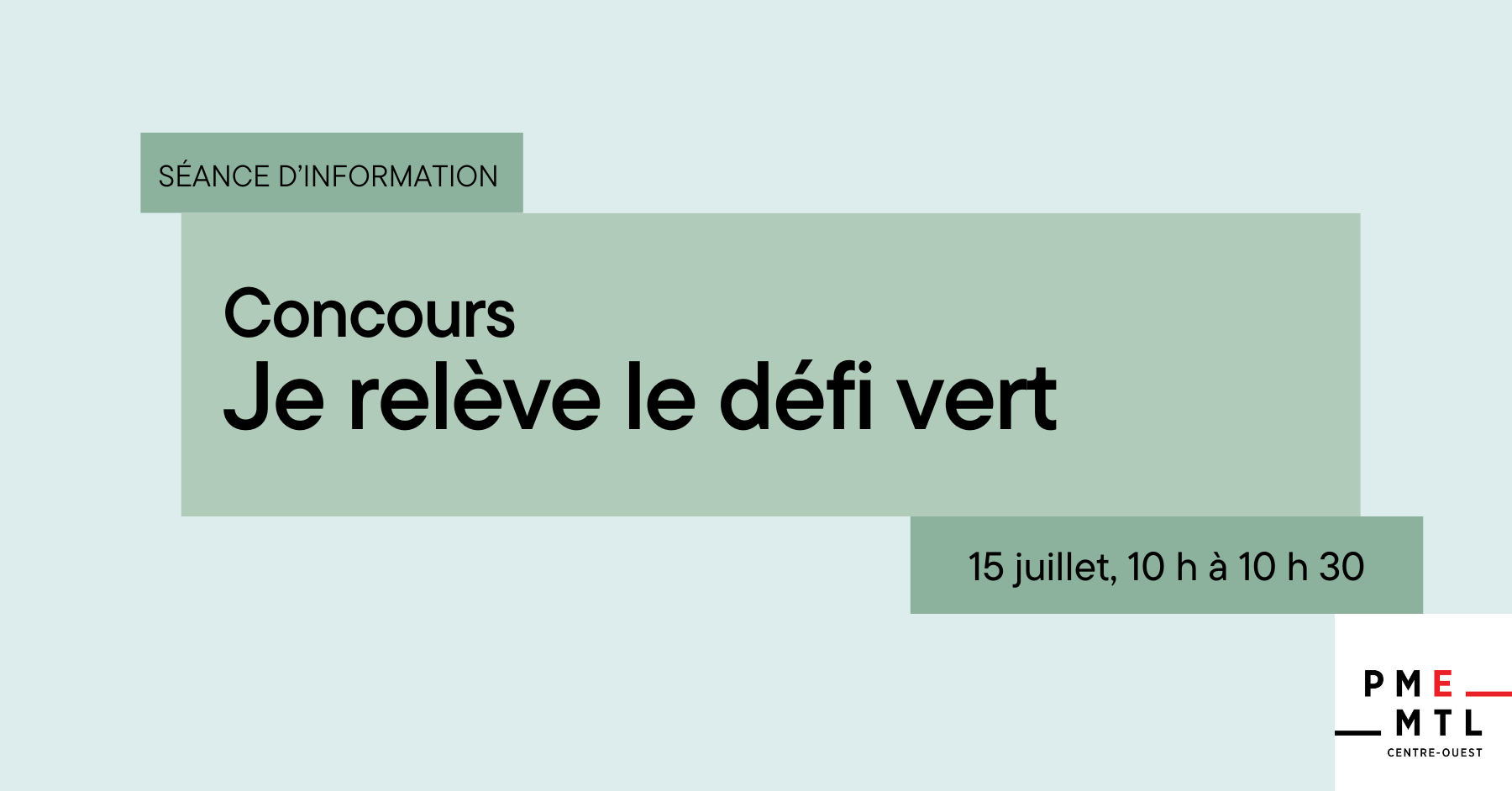Image de l'article Séance d’information : Concours Je relève le défi vert
