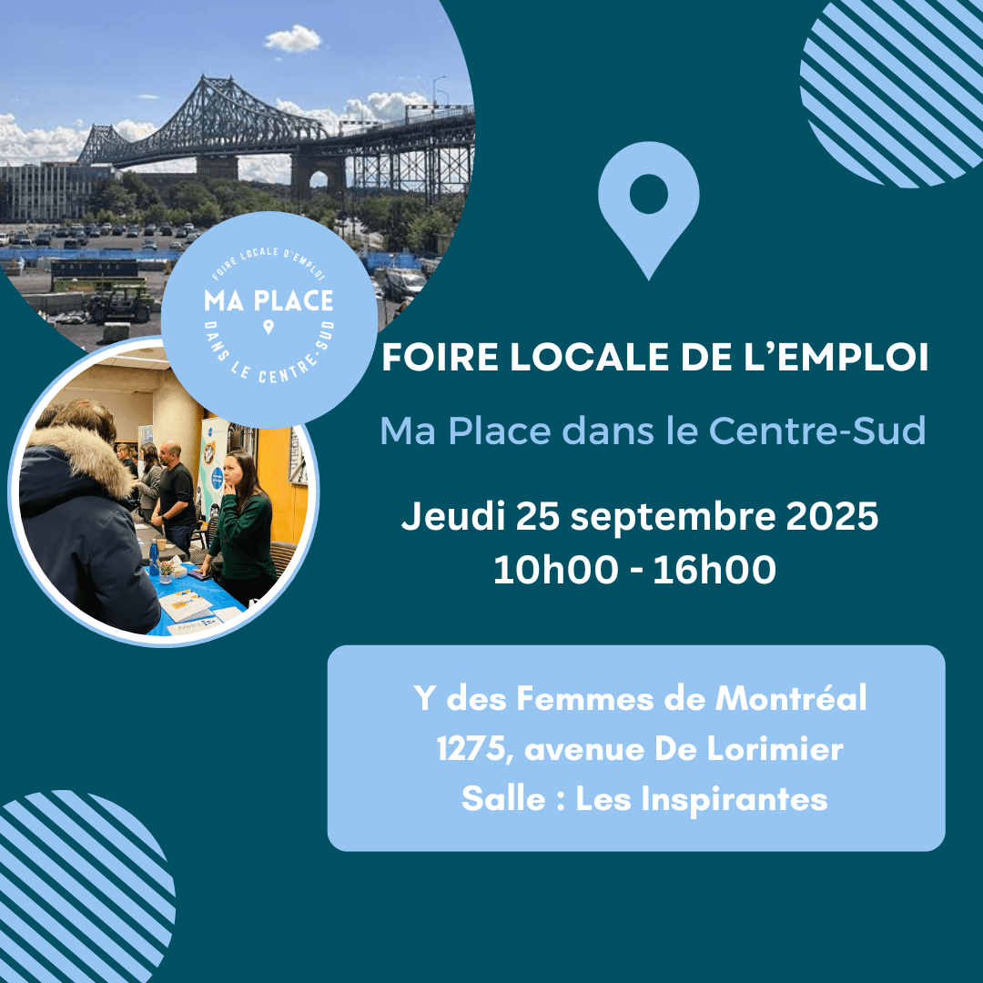 Image de l'article Foire locale de l’emploi – Ma place dans le Centre-Sud