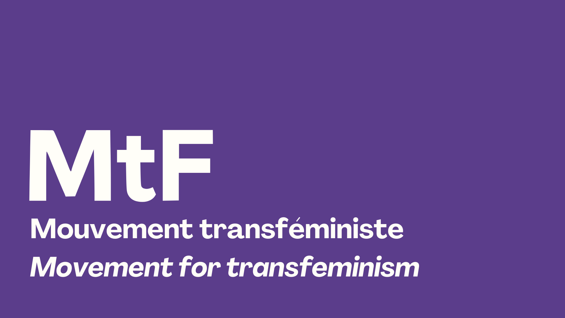 Logo de Mouvement transféministe