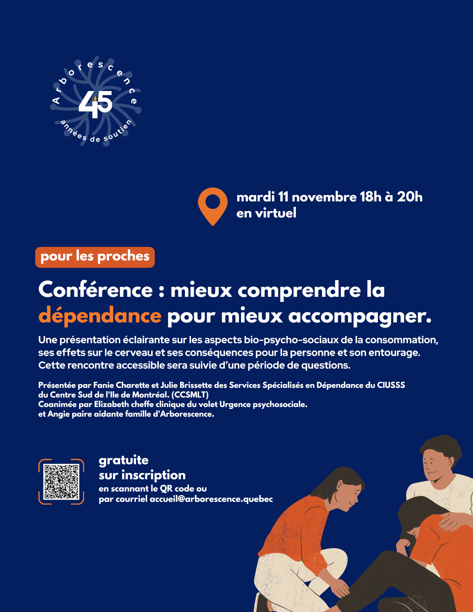 Image de l'article Conférence : mieux comprendre la dépendance pour mieux accompagner en collaboration avec le CCSMLT