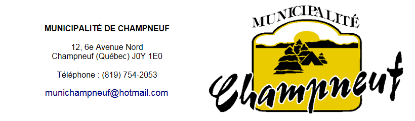 Logo de Municipalité de Champneuf
