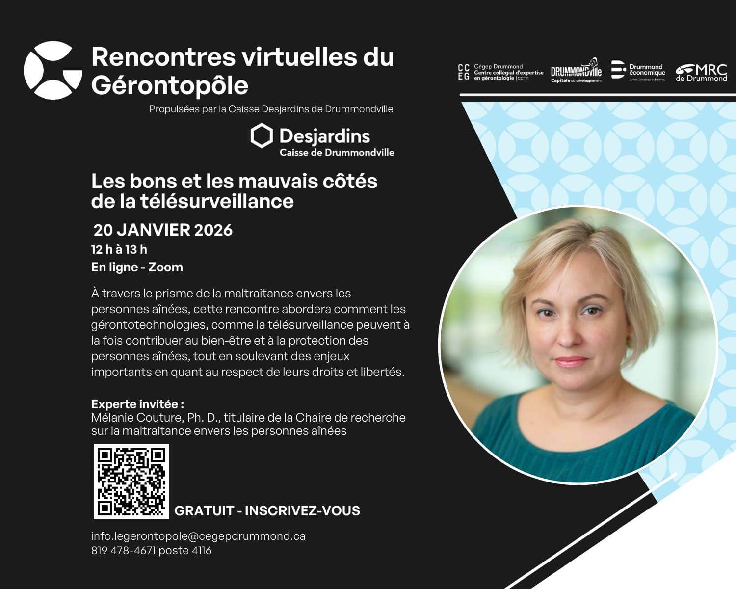 Image de l'article Webinaire – Rencontre virtuelle du Gérontopôle 2026