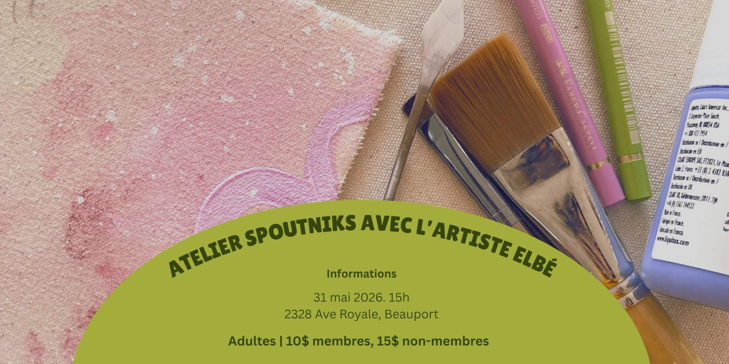 Image de l'article ATELIER DE CRÉATION | Spoutniks avec l’artiste Elbé