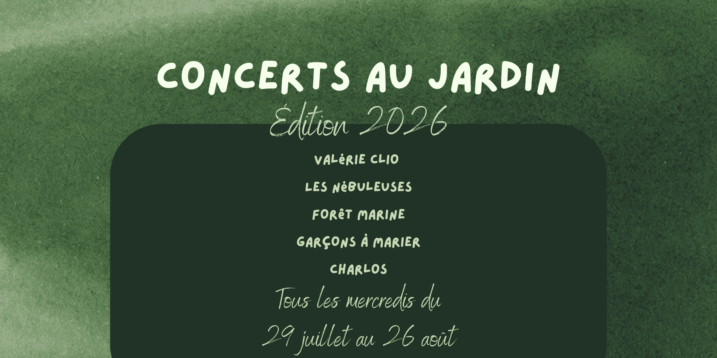 Image de l'article CONCERTS AU JARDIN 2026 | Maison Tessier-dit-Laplante