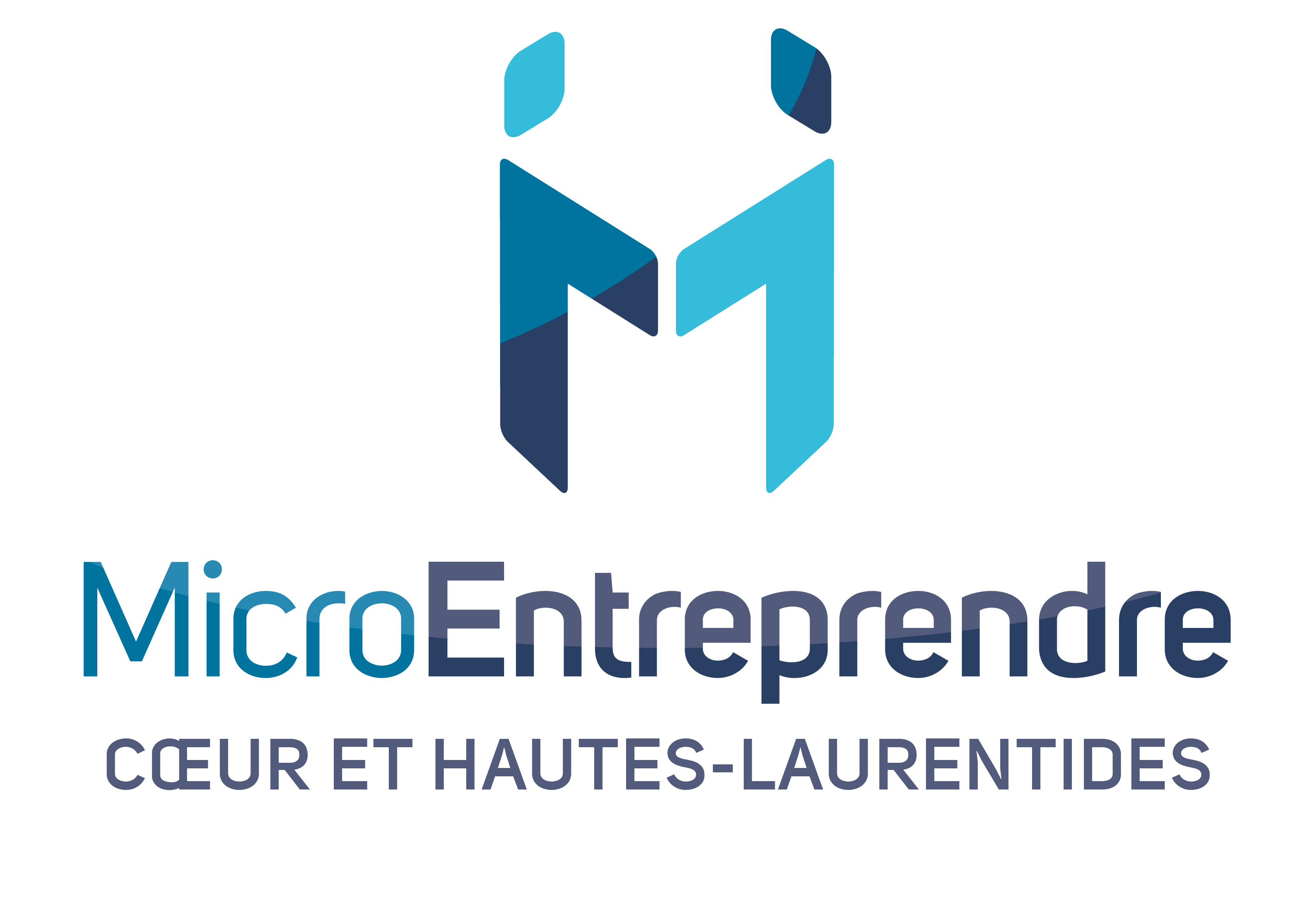 Logo de Microentreprendre Coeur et Hautes-Laurentides