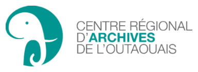 Logo de Centre Régional d’Archives de l’Outaouais
