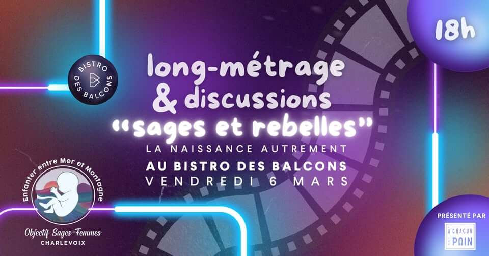 Image de l'article Projection Sages et Rebelles au Bistro des Balcons