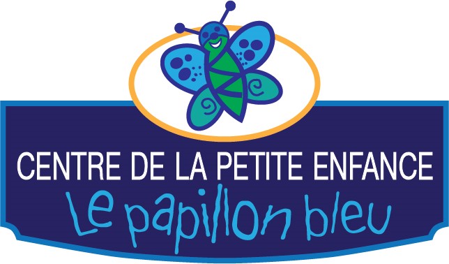 Logo de Le Papillon Bleu – Centre de la petite enfance