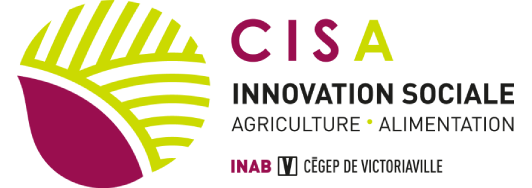 Logo de Centre d’innovation sociale en agriculture du Cégep de Victoriaville