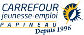 Logo de Carrefour Jeunesse-Emploi Papineau et Action Emploi Papineau