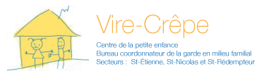 Logo de Centre de la petite enfance Vire-crêpe