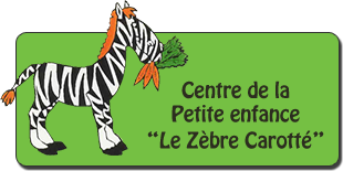 Logo de Le Zèbre carotté – Centre de la petite enfance