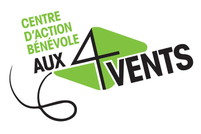Logo de Centre d’action bénévole aux 4 vents