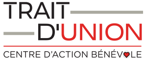 Logo de Centre d’action bénévole Trait d’union