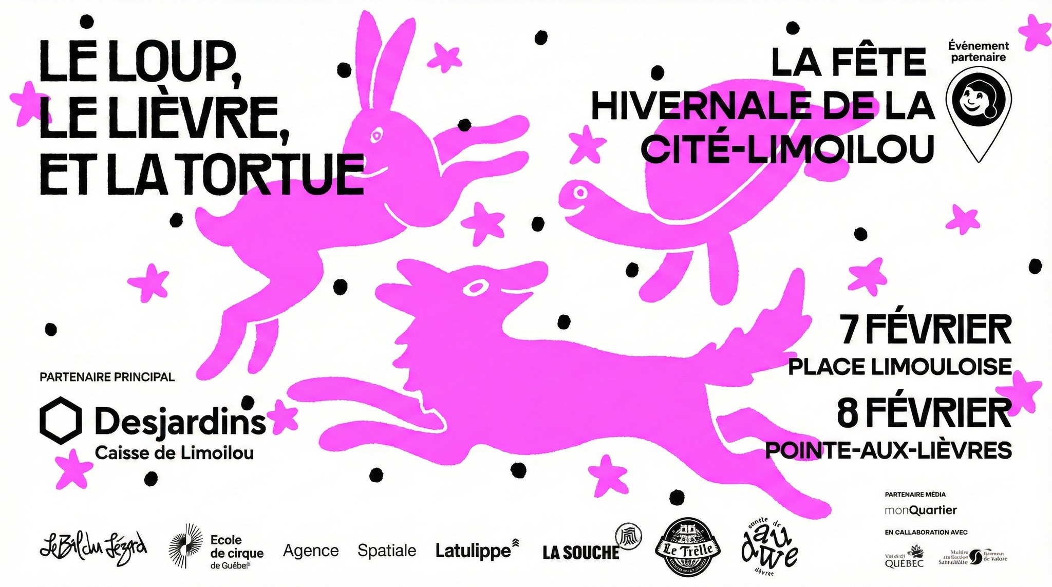 Image de l'article Le Loup, le Lièvre et la Tortue – La fête hivernale de la Cité-Limoilou