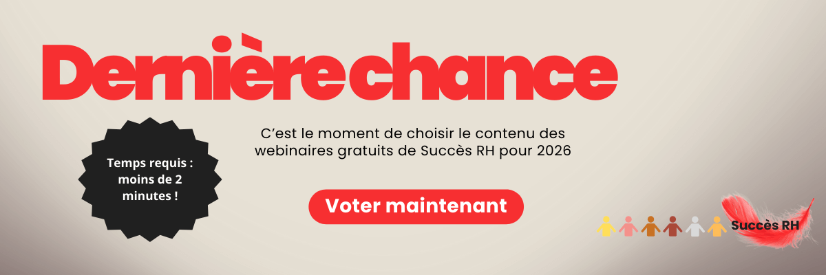 Choisir le contenu des webinaires gratuits de Succès RH pour 2026