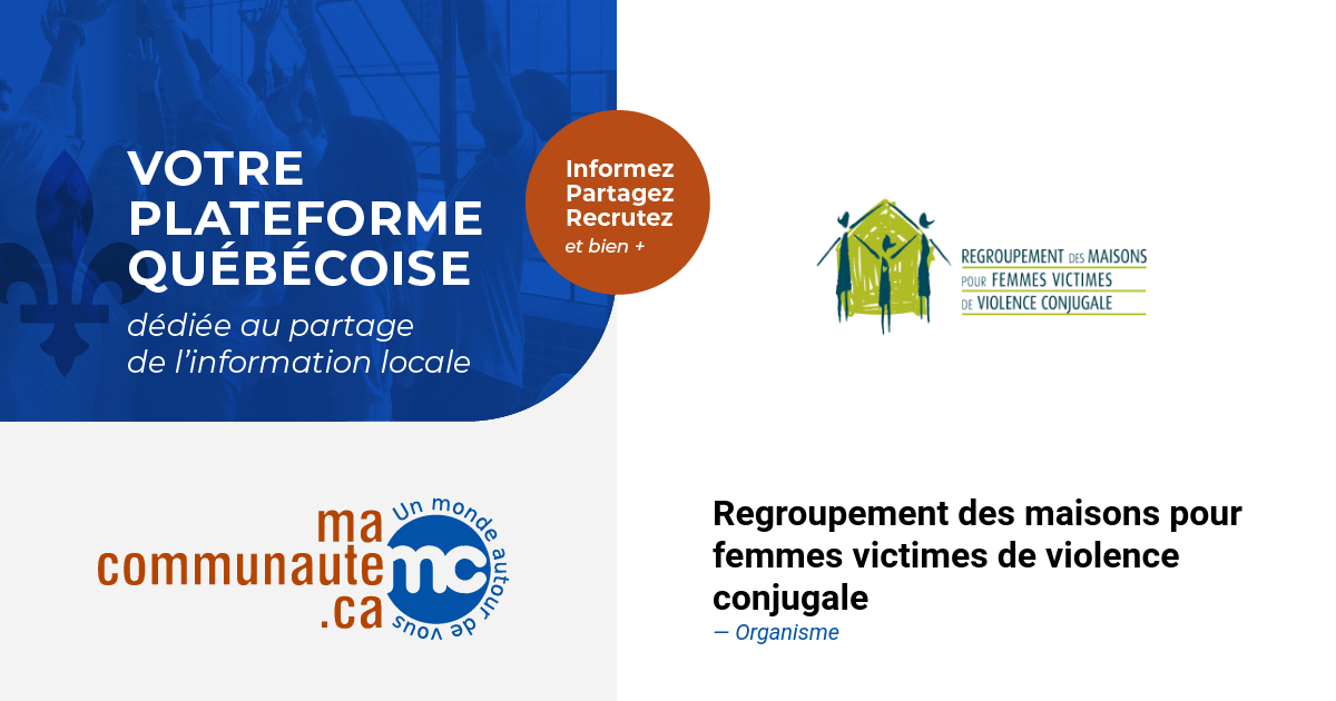 Regroupement des maisons pour femmes victimes de violence conjugale ...