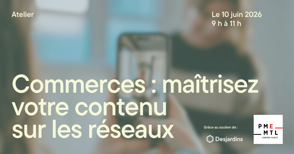 Image de l'article Atelier et accompagnement pour les commerces : maîtrisez votre contenu sur les réseaux
