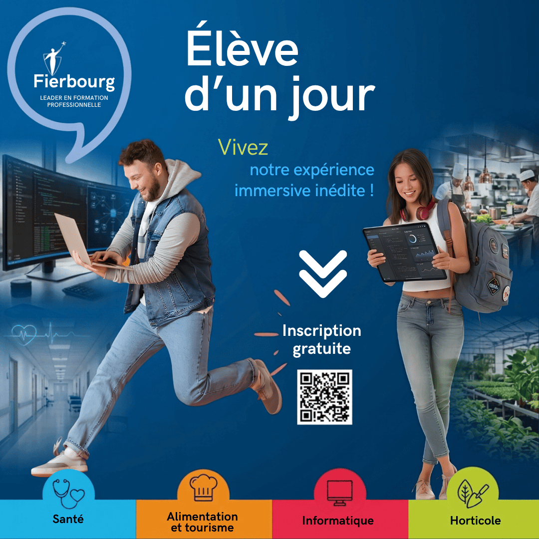 Image de l'article Viens vivre l’expérience Élève d’un jour à Fierbourg!