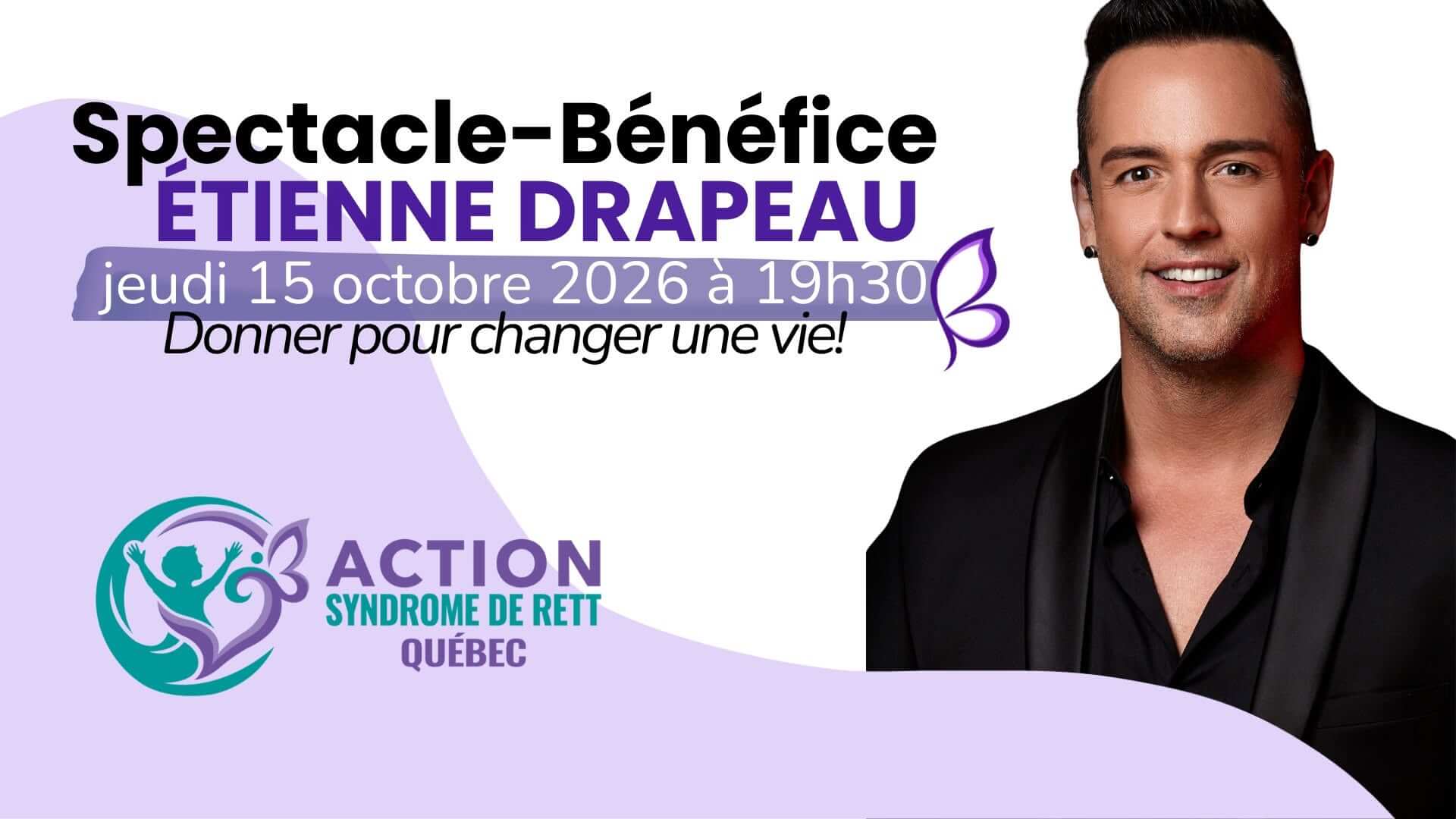 Image de l'article Spectacle-bénéfice avec Étienne Drapeau au profit d’Action Syndrome de Rett Québec