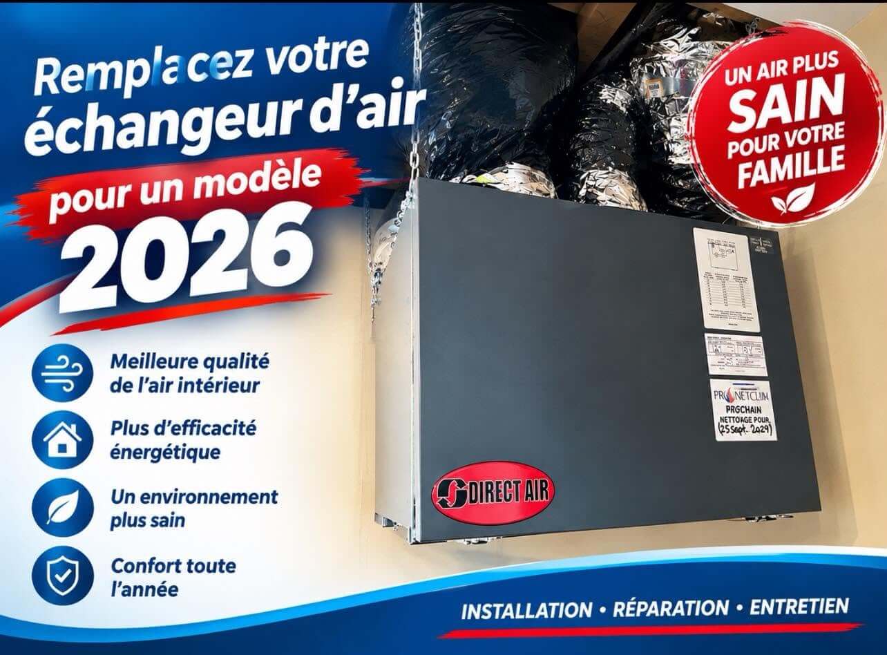 Image de l'article Remplacement et réparation d’échangeur d’air à Donnacona et Portneuf | ProNetClim