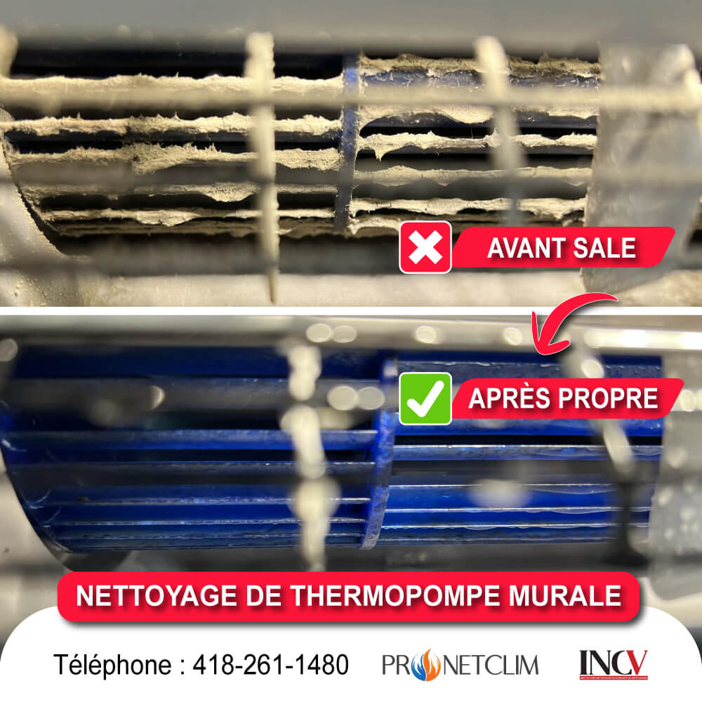 Image de l'article Thermopompe murale à Beauport – Entretien, nettoyage et remise à neuf