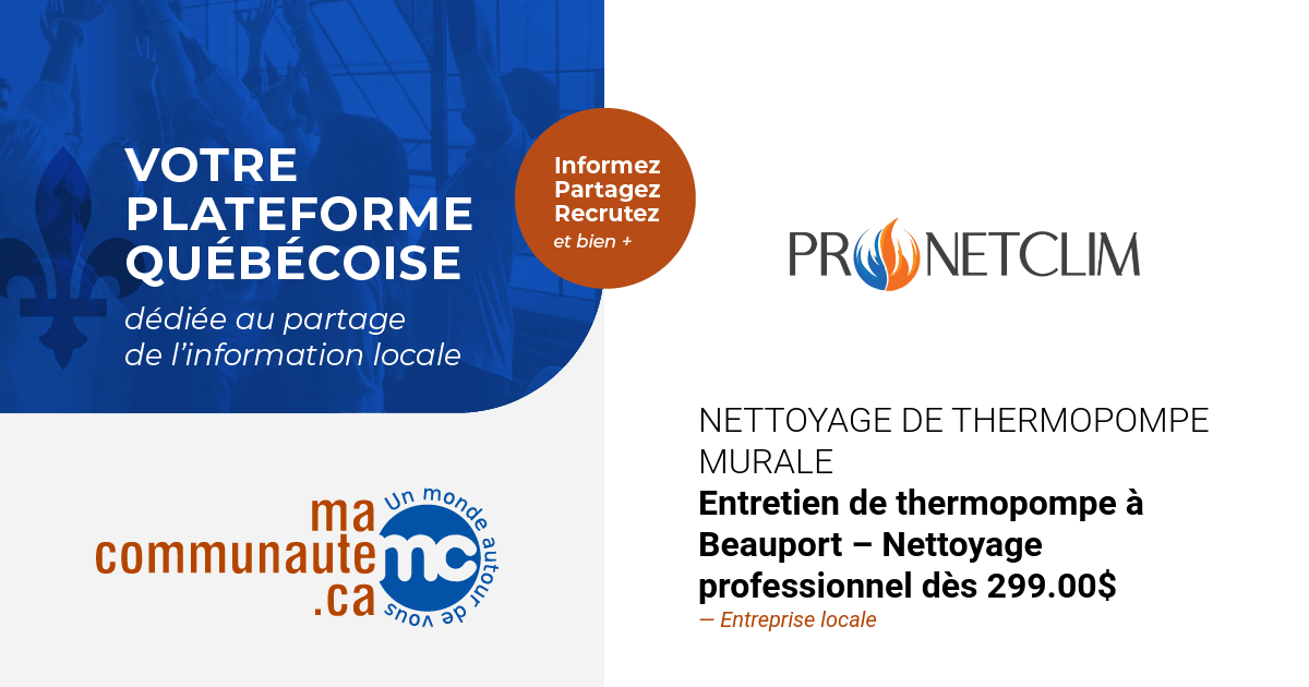 Image de l'article Entretien de thermopompe Beauport : un véritable nettoyage en profondeur
