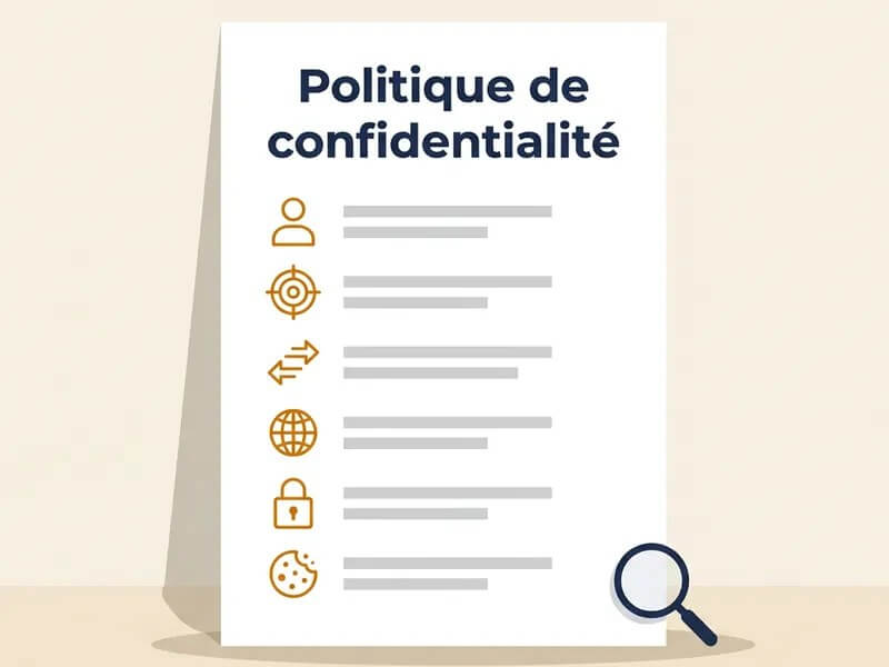 Politique de confidentialité d'un organisme : les éléments requis